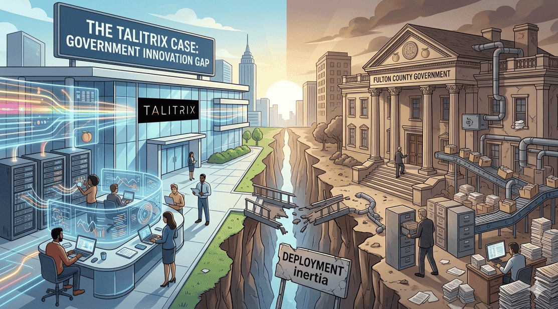 Cover image for Talitrix Case Reveals Government Innovation Gap