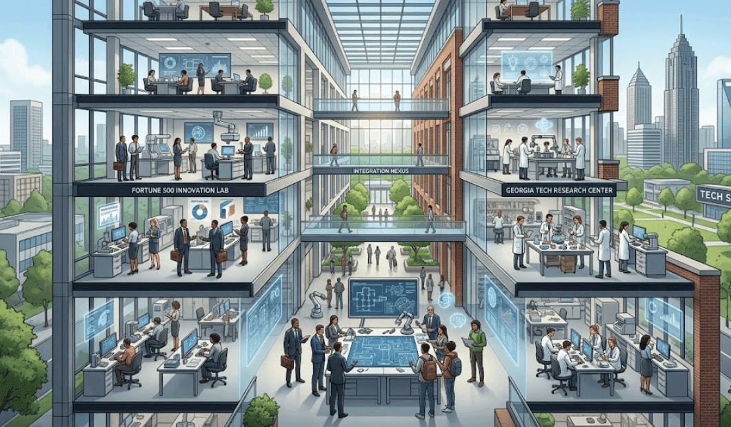 Cover image for Corporate R&D Integration in Atlanta Tech Square
