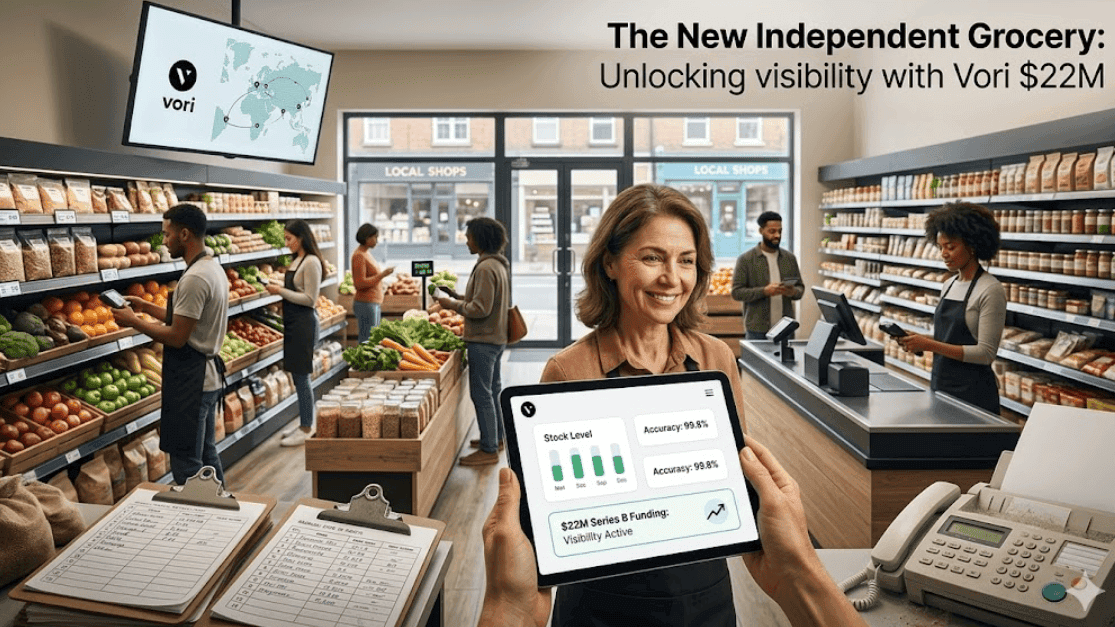 Cover image for Vori $22M: Independent Grocery Inventory Management Software