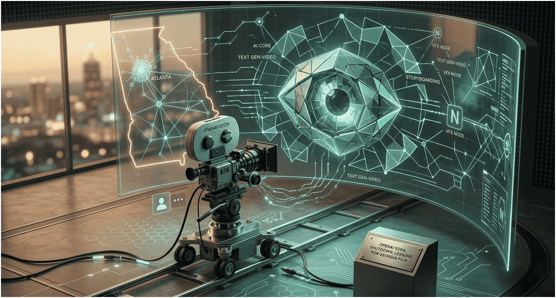 Cover image for OpenAI Sora Shutdown: Lessons for Georgia’s Film Industry