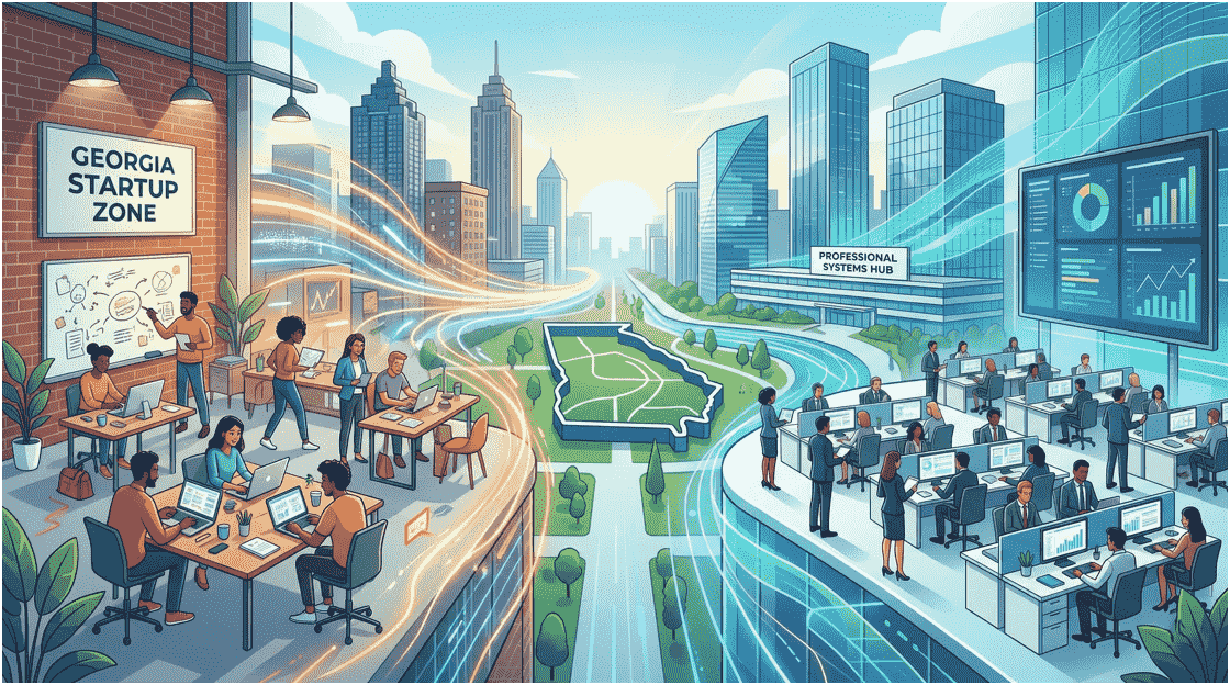 Cover image for Georgia Companies Replace Startup Heroics With Systems