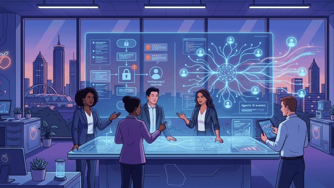 Cover image for Atlanta CTOs Discuss Agentic AI and True AI Autonomy