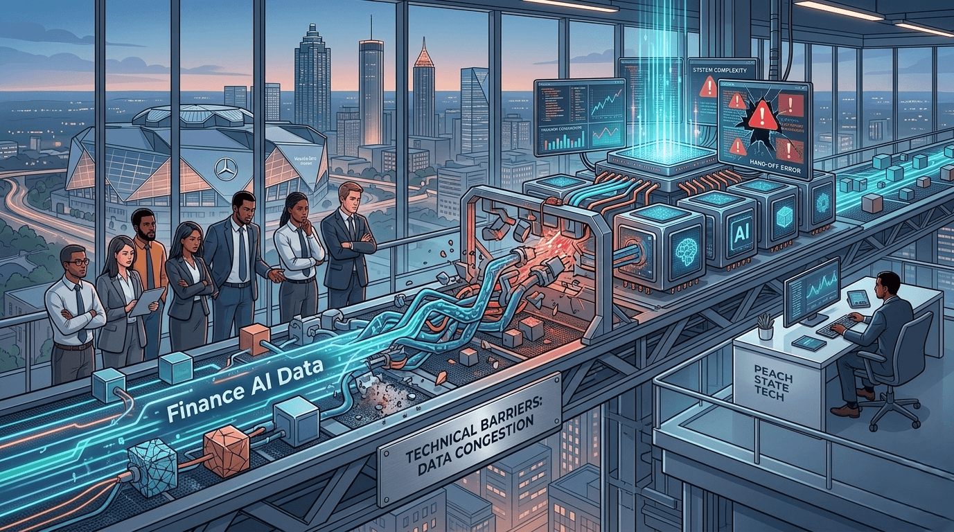 Cover image for 3 Technical Barriers Still Slowing Finance AI in Atlanta