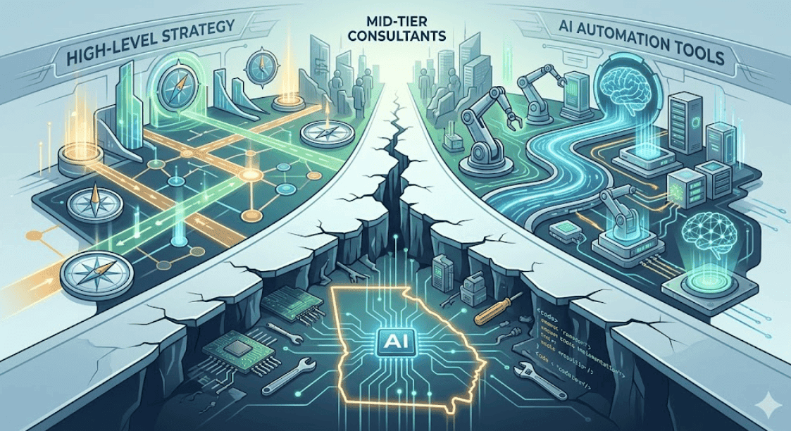 Cover image for AI IT Consulting Reshapes Georgia’s Mid-Tier Consulting Industry